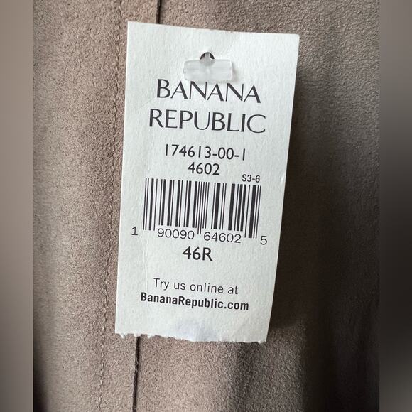 Banana Republic Men’s Tan Suede Blazer Sportcoat - 46R - Picture 5 of 5